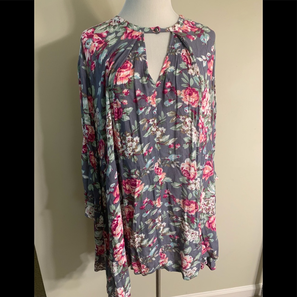 Umgee Floral Flowy Dress